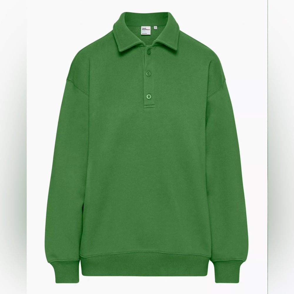 Aritzia Boyfriend Polo Sweatshirt